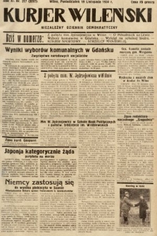 Kurjer Wileński : niezależny dziennik demokratyczny. 1934, nr 317