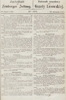 Amtsblatt zur Lemberger Zeitung = Dziennik Urzędowy do Gazety Lwowskiej. 1863, nr 197