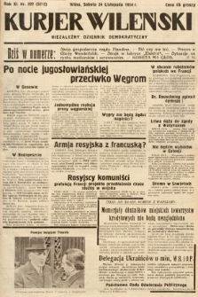 Kurjer Wileński : niezależny dziennik demokratyczny. 1934, nr 322