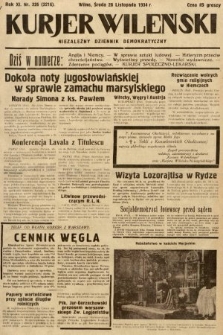 Kurjer Wileński : niezależny dziennik demokratyczny. 1934, nr 326