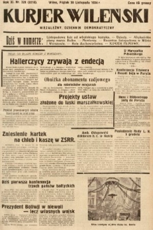 Kurjer Wileński : niezależny dziennik demokratyczny. 1934, nr 328