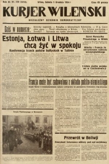 Kurjer Wileński : niezależny dziennik demokratyczny. 1934, nr 329