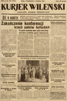 Kurjer Wileński : niezależny dziennik demokratyczny. 1934, nr 331