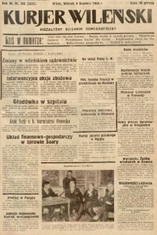 Kurjer Wileński : niezależny dziennik demokratyczny. 1934, nr 332