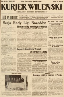 Kurjer Wileński : niezależny dziennik demokratyczny. 1934, nr 334