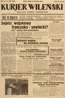 Kurjer Wileński : niezależny dziennik demokratyczny. 1934, nr 346