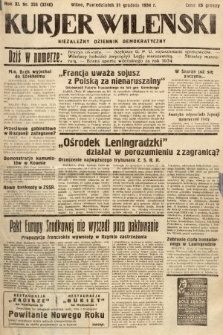 Kurjer Wileński : niezależny dziennik demokratyczny. 1934, nr 356