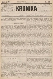 Kronika. 1875, nr 43