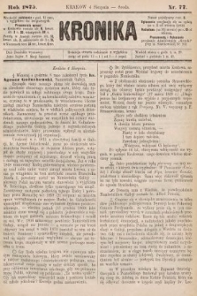Kronika. 1875, nr 77