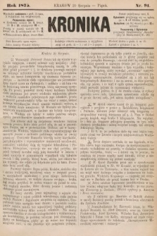 Kronika. 1875, nr 91