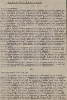 Komunikat dla Prasy. 1944, nr 6