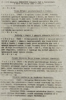 Biuletyn Miejscowy Oddziału PAT w Jerozolimie. 1943, nr 49