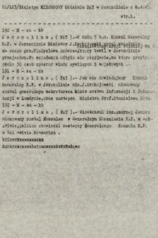 Biuletyn Miejscowy Oddziału PAT w Jerozolimie. 1943, nr 61