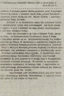 Biuletyn Miejscowy Oddziału PAT w Jerozolimie. 1943, nr 67