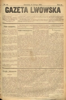 Gazeta Lwowska. 1904, nr 39