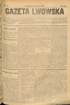 Gazeta Lwowska. 1904, nr 45