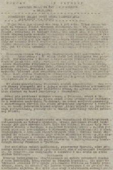 Poufny Wewnętrzny Biuletyn Radiowy Oddziału PAT w Jerozolimie. 1943, z dn. 26.03