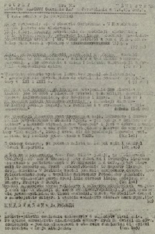 Poufny Wewnętrzny Biuletyn Radiowy Oddziału PAT w Jerozolimie. 1943, nr 52
