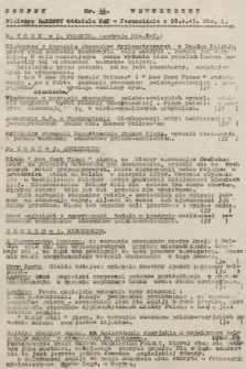 Poufny Wewnętrzny Biuletyn Radiowy Oddziału PAT w Jerozolimie. 1943, nr 66