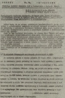 Poufny Wewnętrzny Biuletyn Radiowy Oddziału PAT w Jerozolimie. 1943, nr 75