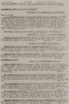 Poufny Wewnętrzny Biuletyn Radiowy Oddziału PAT w Jerozolimie. 1943, nr 107