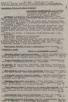 Poufny Wewnętrzny Biuletyn Radiowy Oddziału PAT w Jerozolimie. 1943, nr 133