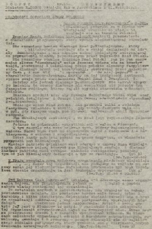 Poufny Wewnętrzny Biuletyn Radiowy Oddziału PAT w Jerozolimie. 1943, nr 150