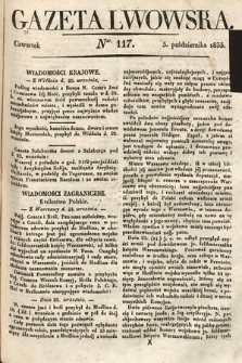 Gazeta Lwowska. 1833, nr 117