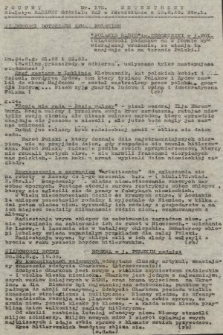 Poufny Wewnętrzny Biuletyn Radiowy Oddziału PAT w Jerozolimie. 1943, nr 175