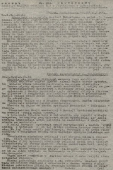 Poufny Wewnętrzny Biuletyn Radiowy Oddziału PAT w Jerozolimie. 1943, nr 179