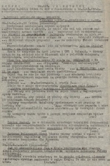 Poufny Wewnętrzny Biuletyn Radiowy Oddziału PAT w Jerozolimie. 1943, nr 197