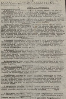 Poufny Wewnętrzny Biuletyn Radiowy Oddziału PAT w Jerozolimie. 1943, nr 218