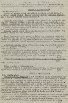 Poufny Wewnętrzny Biuletyn Radiowy Oddziału PAT w Jerozolimie. 1943, nr 262