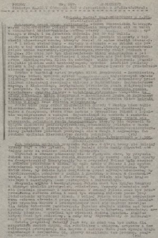 Poufny Wewnętrzny Biuletyn Radiowy Oddziału PAT w Jerozolimie. 1943, nr 297