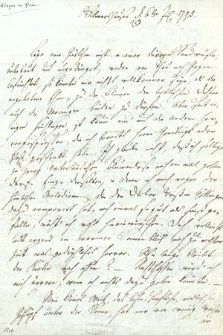 Notizen über seine Werke, ihn und seine Frau Christiane Elise BuergerBuergers BildnisBrief an Gleim 6.7.1775ein Blatt aus seinem Nachlass