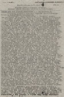 Depesze PAT z Londynu skonfiskowane przez cenzurę prasową w Palestynie. 1943, nr 15