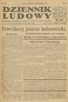 Dziennik Ludowy : organ Polskiej Partyi Socyalistycznej. 1919, nr 272