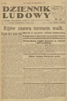 Dziennik Ludowy : organ Polskiej Partyi Socyalistycznej. 1919, nr 273