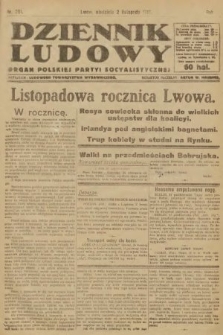 Dziennik Ludowy : organ Polskiej Partyi Socyalistycznej. 1919, nr 281