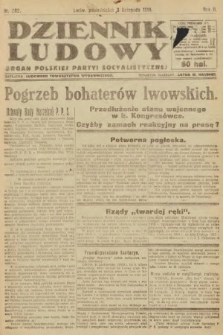 Dziennik Ludowy : organ Polskiej Partyi Socyalistycznej. 1919, nr 282