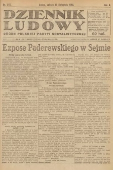 Dziennik Ludowy : organ Polskiej Partyi Socyalistycznej. 1919, nr 292