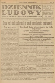 Dziennik Ludowy : organ Polskiej Partyi Socyalistycznej. 1919, nr 293
