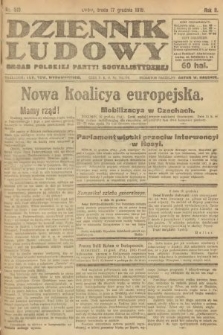 Dziennik Ludowy : organ Polskiej Partyi Socyalistycznej. 1919, nr 319