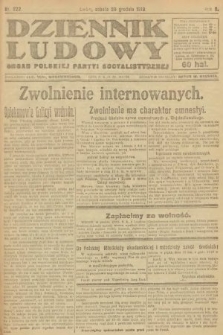 Dziennik Ludowy : organ Polskiej Partyi Socyalistycznej. 1919, nr 322
