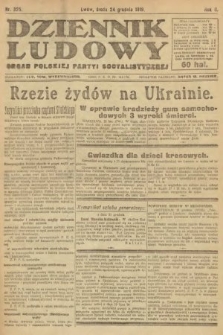 Dziennik Ludowy : organ Polskiej Partyi Socyalistycznej. 1919, nr 325
