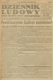 Dziennik Ludowy : organ Polskiej Partyi Socyalistycznej. 1919, nr 328