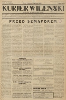 Kurjer Wileński : niezależny organ demokratyczny. 1933, nr 1