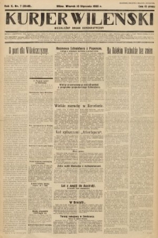 Kurjer Wileński : niezależny organ demokratyczny. 1933, nr 7
