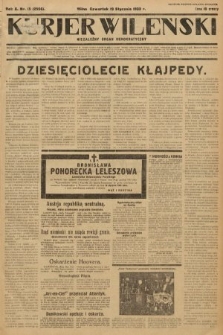 Kurjer Wileński : niezależny organ demokratyczny. 1933, nr 15