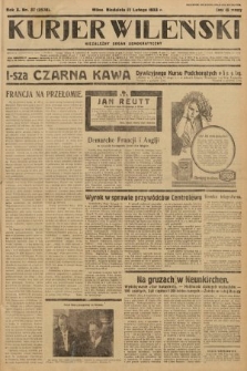 Kurjer Wileński : niezależny organ demokratyczny. 1933, nr 37